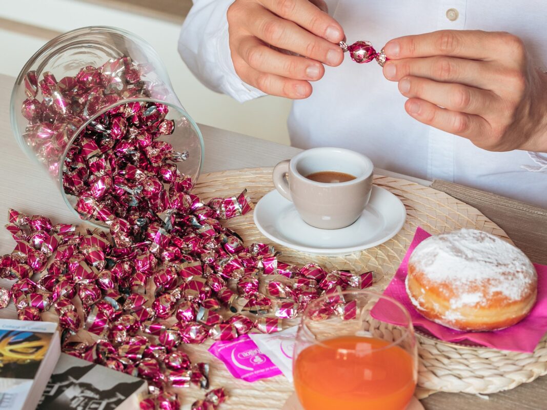 cioccolatino con caffè